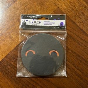 SET OF 4 CAT EYES PAPER COASTERS